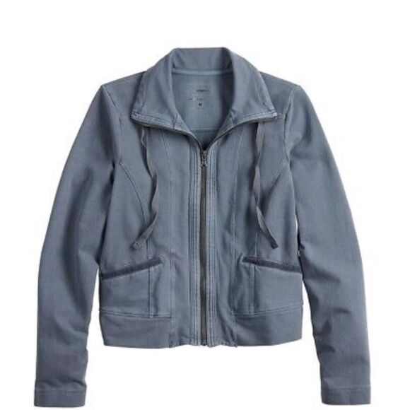 NWT Women’s Solid Gray Zip Front Jacket Size XXL - Picture 1 of 8
